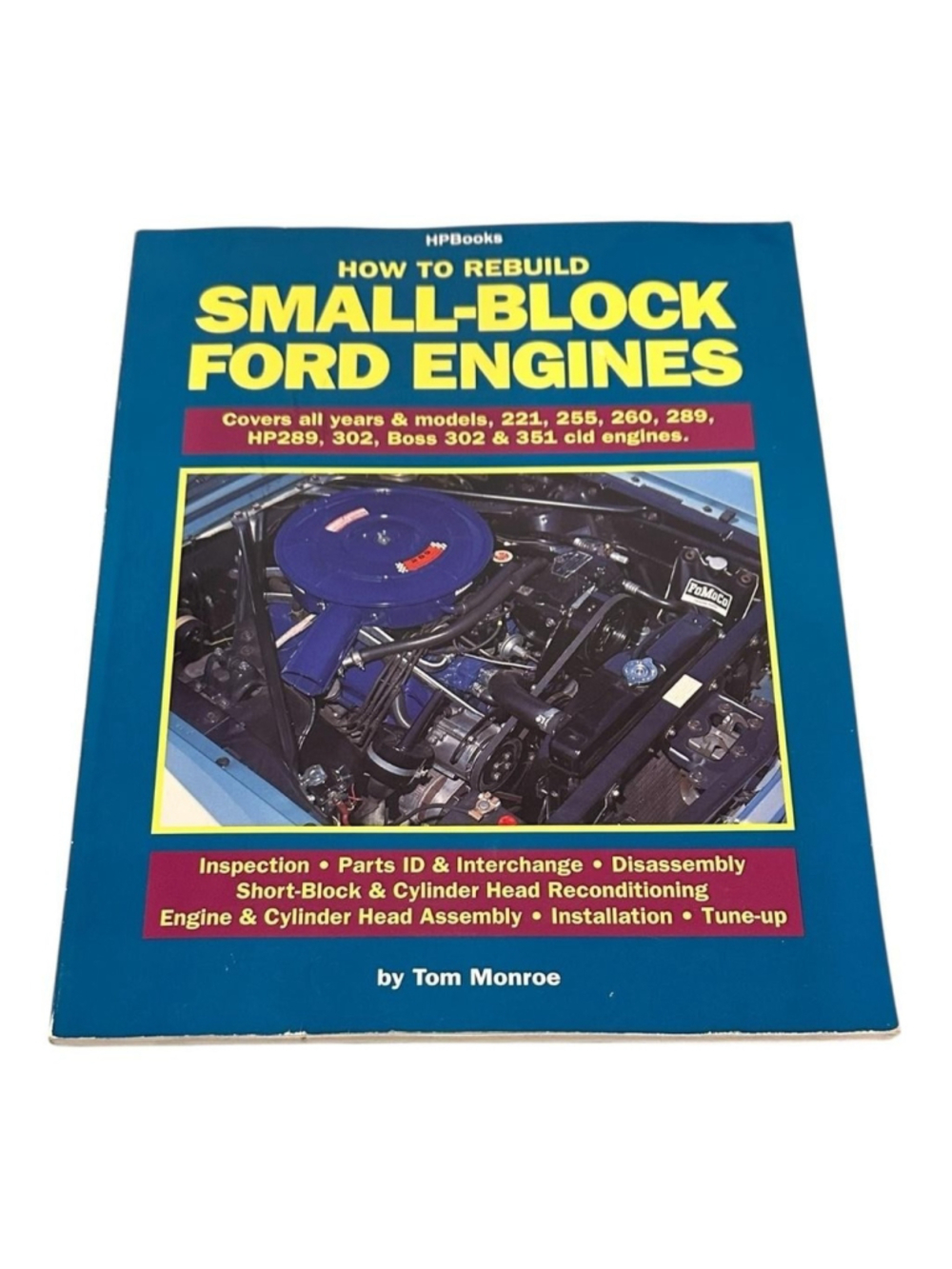 Vintage How To Rebuild Small-Block Ford Engines Monroe HPBooks Blue PB Repair
